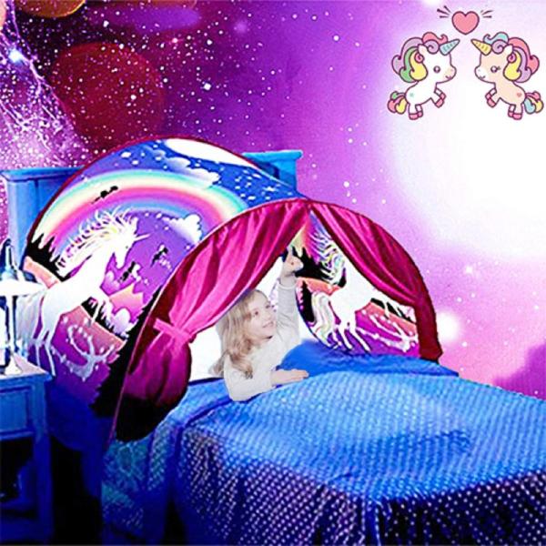 Kids Dream Bed Tent Twin Size ー Deluxe Space Adven...