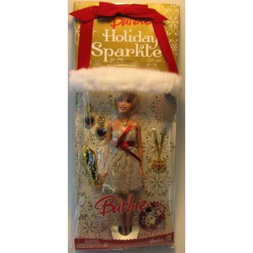 Holiday Sparkle バービー Barbie Doll Giftset Blonde Go...