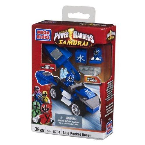 Mega Bloks パワーレンジャー Power Rangers Blue Pocket Race...