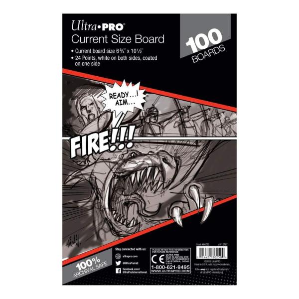 Ultra Pro Comic Series Current Boards 1 Pack 6.75 ...