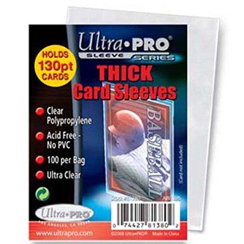 5 Ultra Pro Thick Card Sleeve Packs (100 Soft Card...