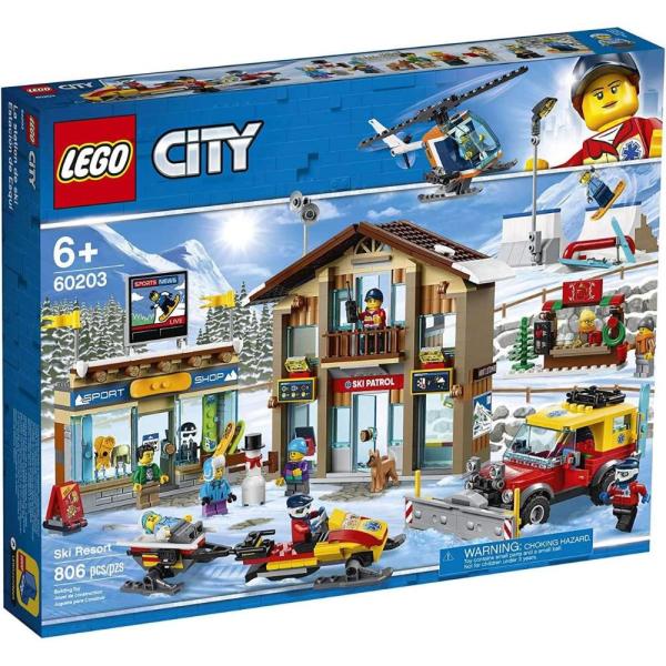 LEGO City Ski Resort 60203 Building Kit Snow Toy f...