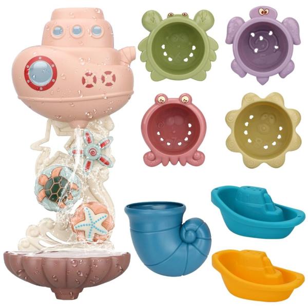 LZZAPJ Bath Toys for Toddlers Age 2ー4, Bathtub Wat...