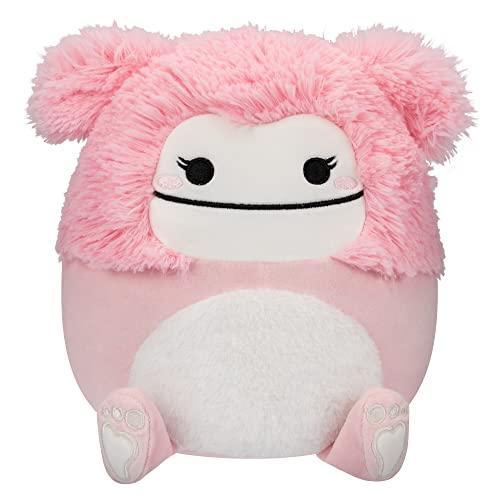 Squishmallows 8ーInch Brina Pink Bigfoot with Fuzzy...