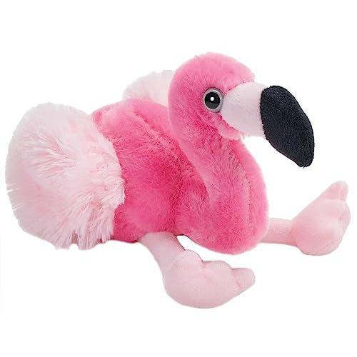 Wild Republic 18cm Hug&apos;ems Flamingo Plush Toy (pin...