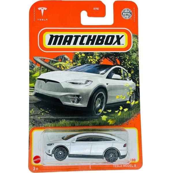 Matchbox 2022 ー Tesla Model X ー White ー 59/100 ー S...