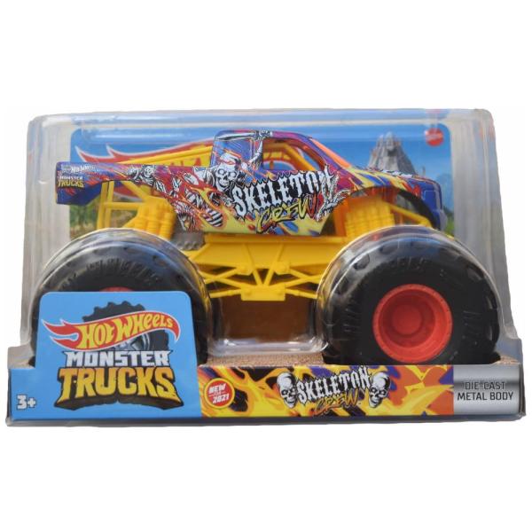 Hot Wheels ホットウィール Monster Trucks Skeleton Crew ー ...