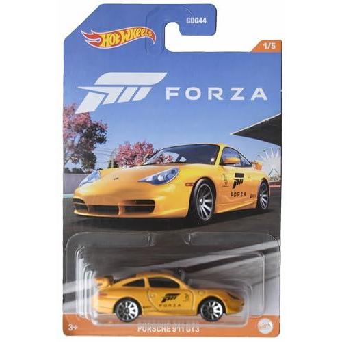 Hot Wheels ホットウィール Porsche 911 GT3, Yellow 1/5