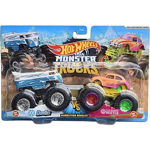 Hot Wheels ホットウィール Monster Trucks Drag Bus Vs Volk...