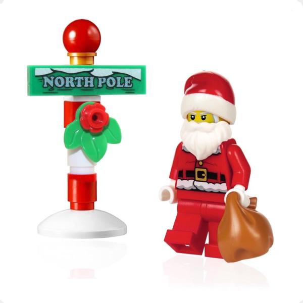 LEGO Holiday Minifigure ー Santa Claus (with North ...