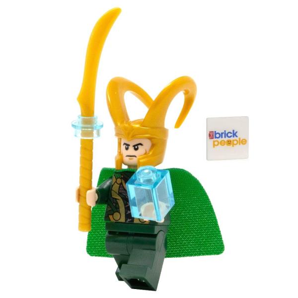 LEGO Superheroes: Loki Minifigure with Scepter and...