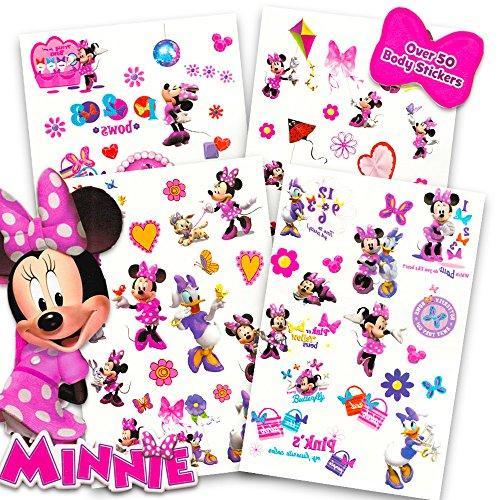 Disney Minnie Mouse ミニーマウス Tattoos ー 50 Assorted M...