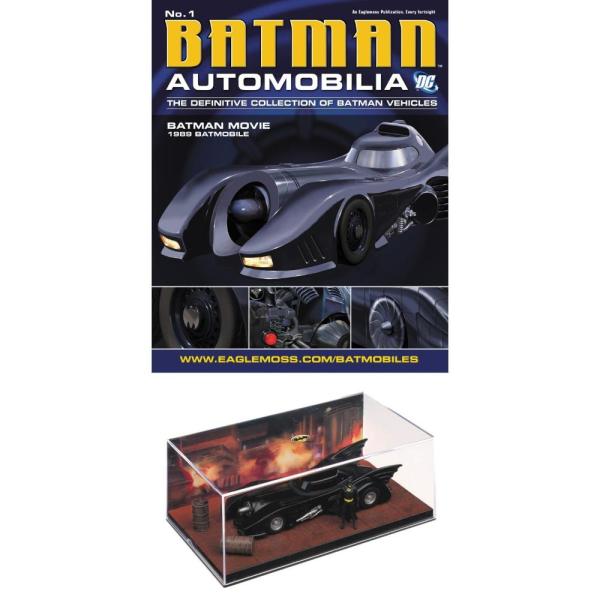 DC Batman Automobilia Fig Coll Mag #1 1989 Batman ...