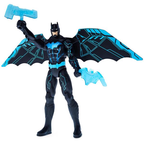 DCコミックス バットマン バットテック 12インチ デラックスアクションフィギュア 拡張翼 ライト...