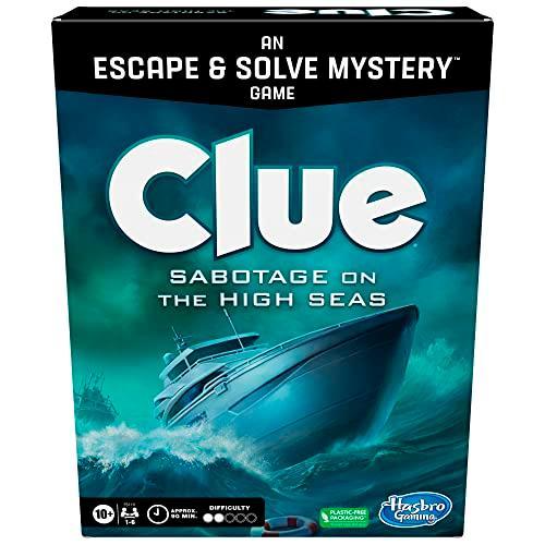 Clue Board Game Sabotage on The High Seas, Escape ...