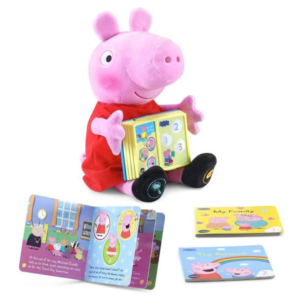 ヴイテック VTech Peppa Pig Read with Me Peppa, Pink
