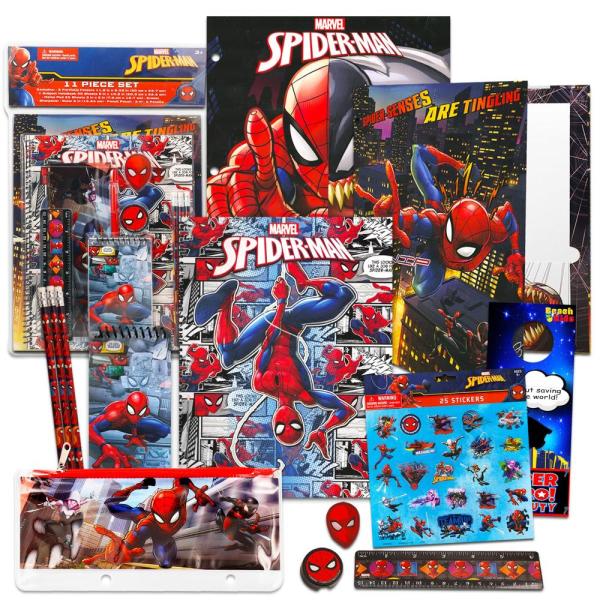 マーベル Marvel Spiderman School Supplies Set ー Bundle...