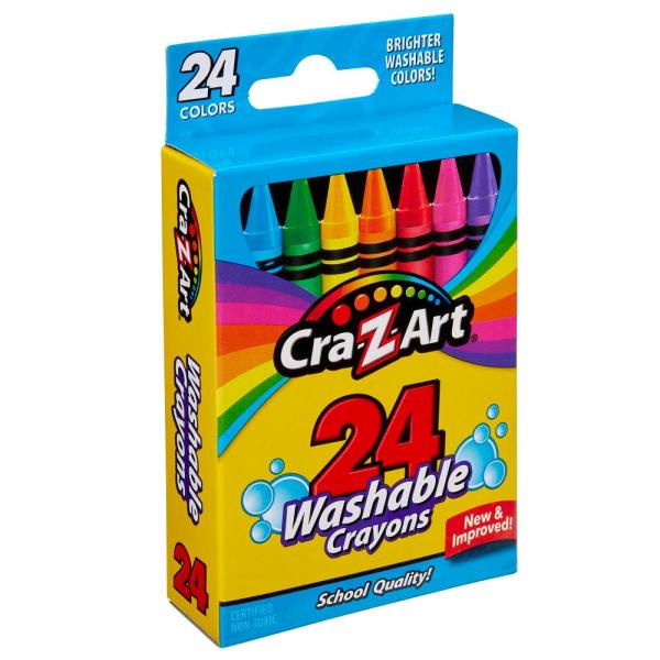 CraーZーArt Washable Crayons, 24 Count (10222) by Cr...