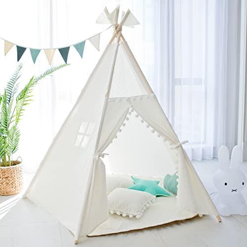 Tent for Kids, Canvas Tent, Washable Children&apos;s In...