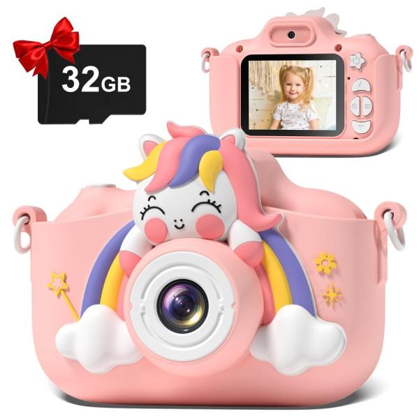 Kids Camera for 3ー8 Years Old Toddlers Childrens B...