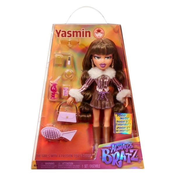 Bratz Alwayz Yasmin Fashion Doll with 10 Accessori...