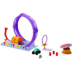 Disney and Pixar Cars On The Road Showtime Loop Playset with Ivy Monster Tr