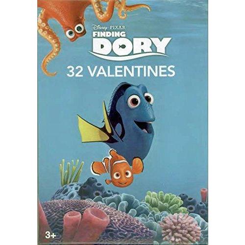 Disney Pixar Finding Dory Kids Valentines Day Card...