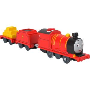 Thomas &amp; Friends トーマス 電動おもちゃの列車 おしゃべりジェームズ バッテリー駆動...