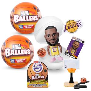 5 Surprise NBA Ballers Series 1 (2 Pack) Toy Mystery Capsule Figurine by ZU｜st-3