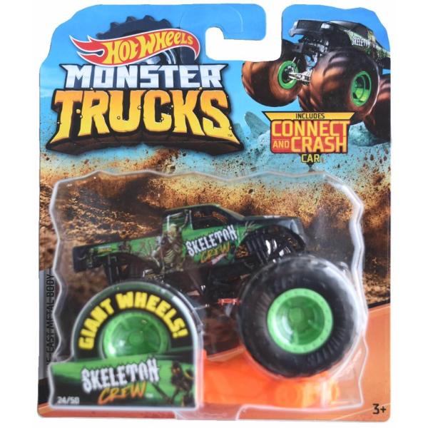 Hot Wheels ホットウィール Monster Trucks Skeleton Crew, I...