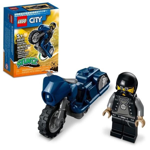 LEGO City Stuntz Touring Stunt Bike 60331 Building...