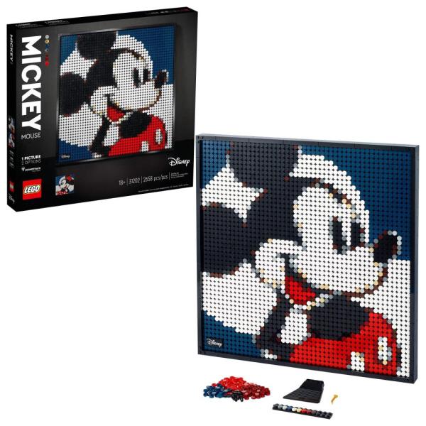 LEGO Art Disney’s Mickey Mouse ミッキーマウス 31202 Craft...