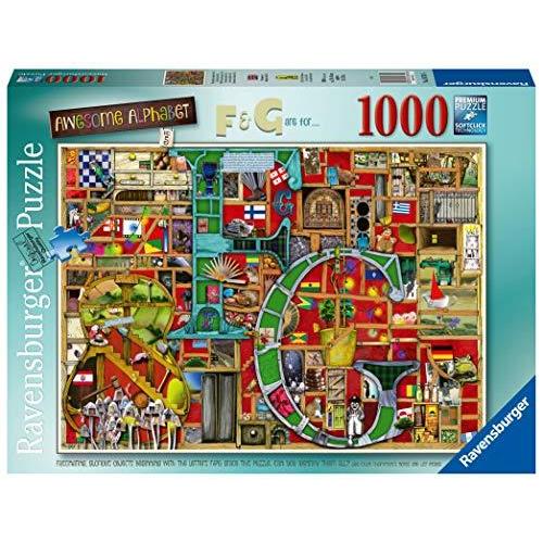 Awesome Alphabet &quot;F &amp; G&quot; Jigsaw Puzzle, 1000 Piece