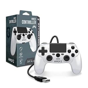 Armor3 Wired Game Controller for PS4/PC/Mac (White) ー PlayStation 4の商品画像