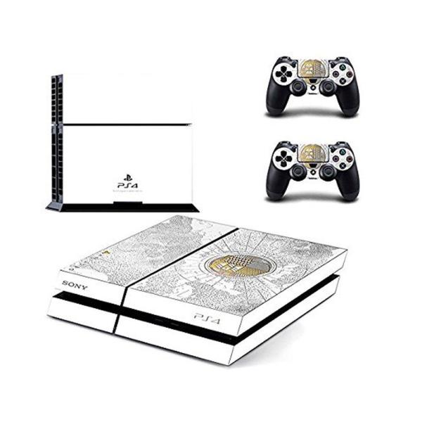 New PS4 Console Skin Sticker + 2 LED Lightbar Deca...