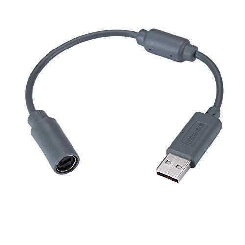 有線コントローラー USB分離ケーブル Microsoft Xbox 360用 ドングルアダプター延...