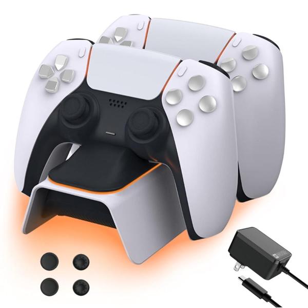 NexiGo Upgraded PS5 Controller Charger with Thumb ...