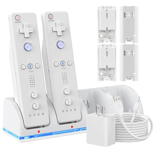 4 Ports Controller Charger for Wii/Wii U Remotes, ...