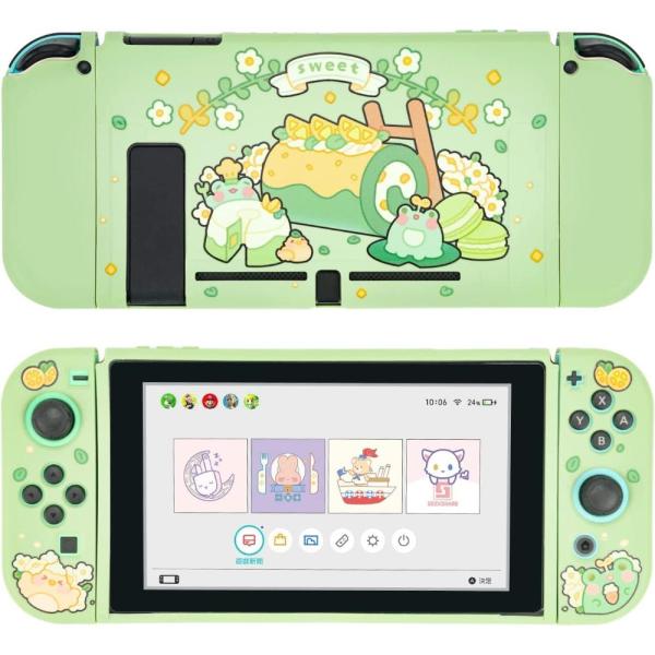 GeekShare 保護ケース スイッチ対応 ソフトTPUスリムケースカバー スイッチコンソールとJ...