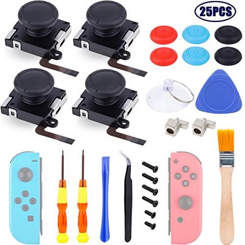 Joycon Joystick Replacement Repair Kit 4 Pack for ...