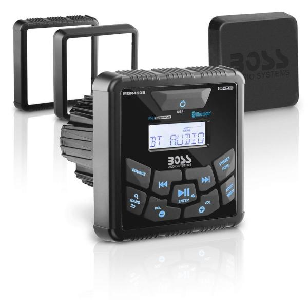 (Bluetooth Square) ー Boss Audio MGR450B InーDash Ma...