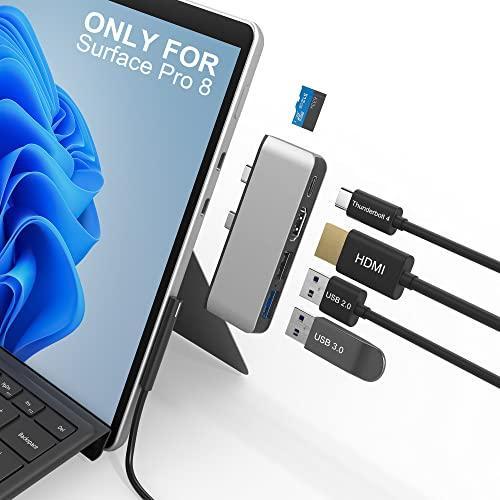 Surface Pro 8ハブドッキングステーション 4K HDMI USBーC Thunerbol...