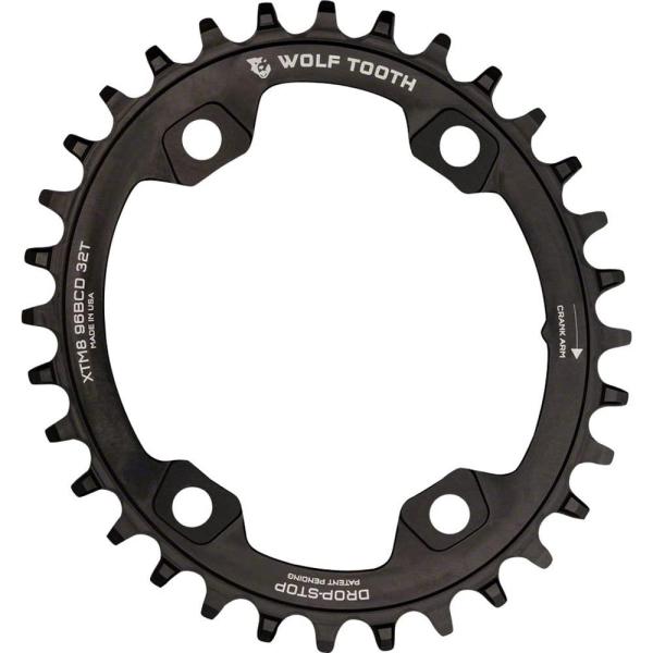 Wolf Tooth XTR M9000 96 BCD Plate, Black, 30