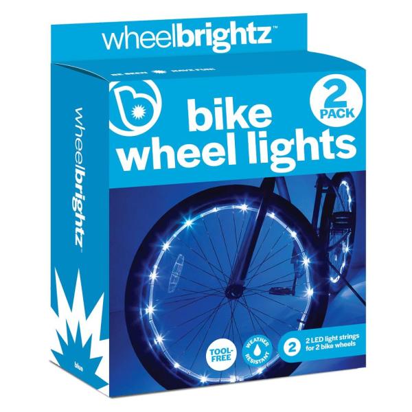 Brightz WheelBrightz LED 自転車ホイールライト ブルー タイヤライト2個パッ...