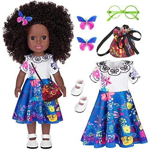14.5 inch Magic Miraーbel Costume Black Doll with D...