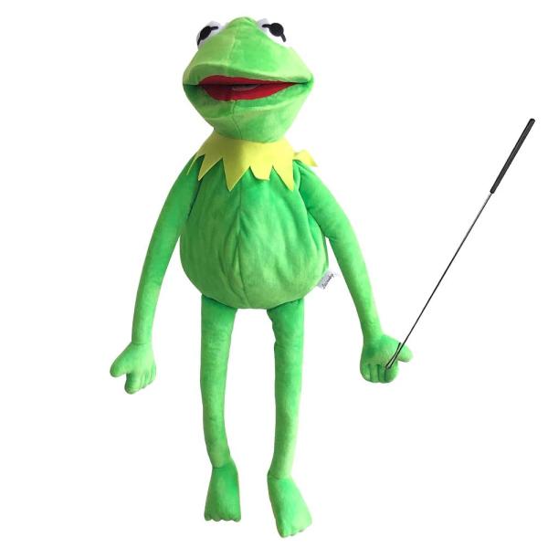 Kermit Frog Puppet with Puppets Control Rod &amp; 50 P...