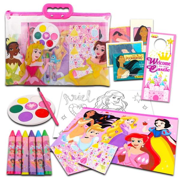 Disney Princess Drawing and Painting Set for Kids ...
