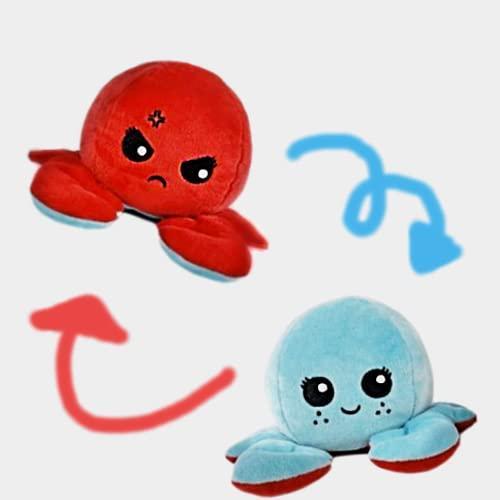 Reversible Crab Plushie Both Red and Blue All in O...