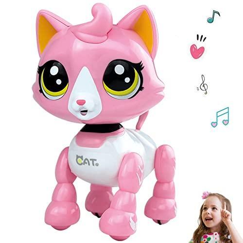 amdohai ロボットキャット インタラクティブ キャティ おもちゃ 電子音楽 ペット 3歳 4歳...