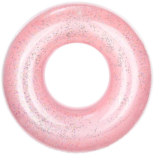 MoKo Swim Rings with Glitter, 120cm Diameter Infla...